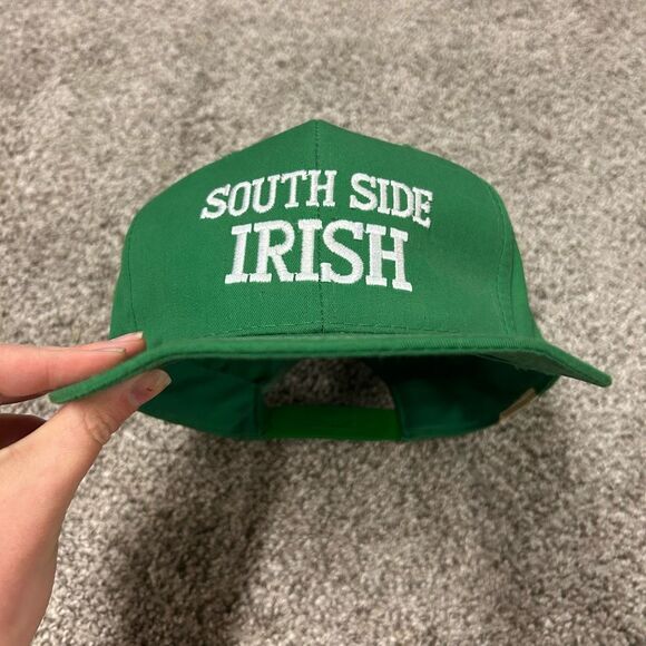 Nissin Cap South Side Irish Green Adjustable SnapBack Hat Cap - Picture 6 of 9
